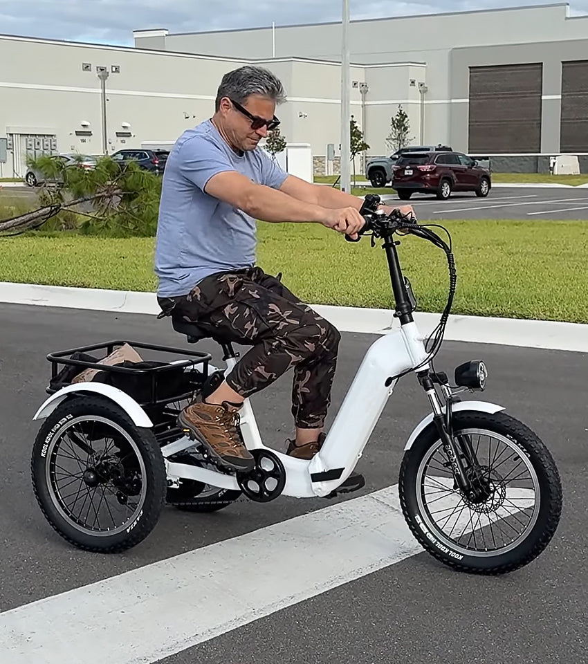 Triker Pro Folding 3 Wheels Electric Bike