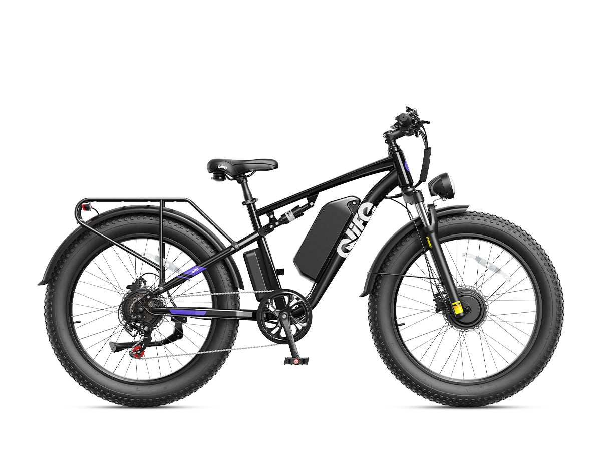 Racer Max Dual Motor 26x4.0'' Fat Tire Electric Bike for Adults