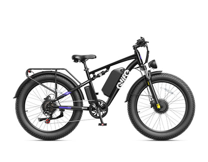 Racer Max Dual Motor 26x4.0'' Fat Tire Electric Bike for Adults
