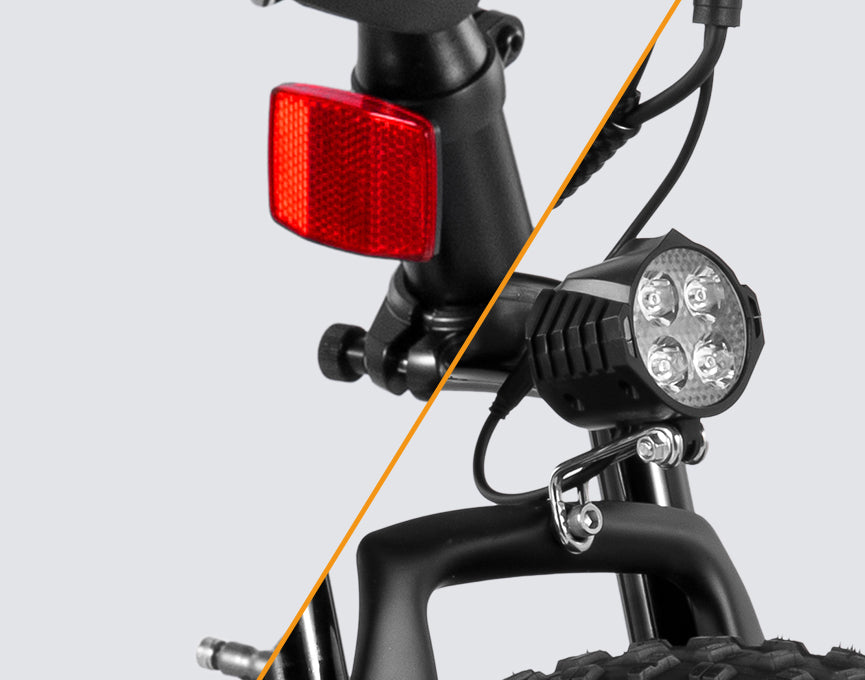 Front Light And Rear Reflector