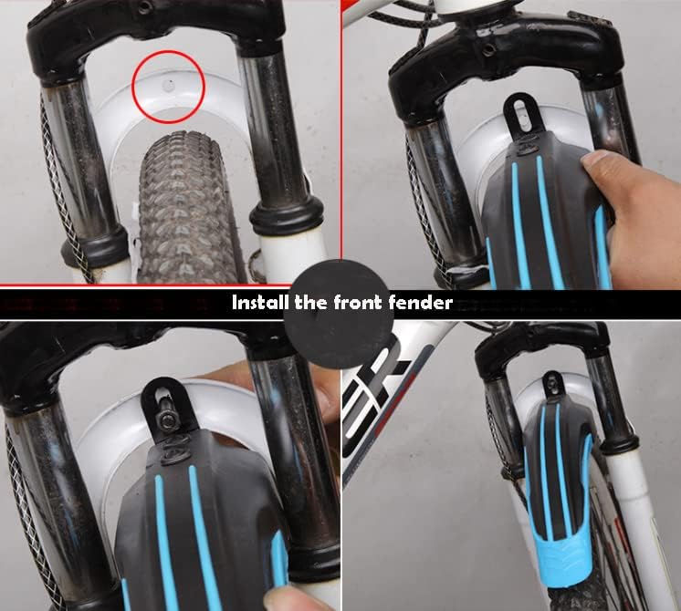 XYLORIDER Adjustable Road Mountain Bike Bicycle Cycling Tire Front/Rear Mud Guards Mudguard Fenders Set