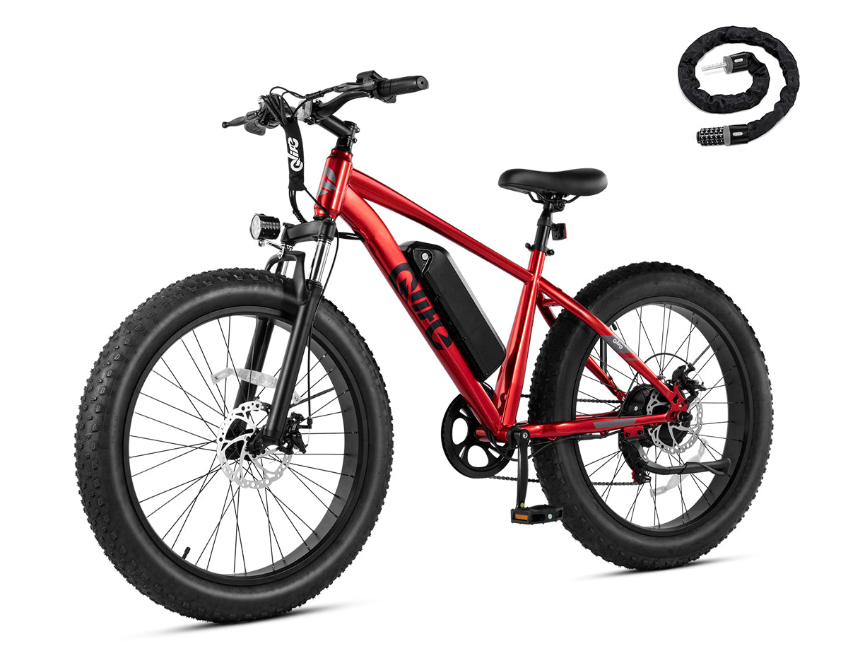 Racer Plus 26x4.0'' Fat Tire Electric Bike For Adults
