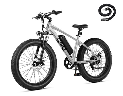 Racer Plus 26x4.0'' Fat Tire Electric Bike For Adults