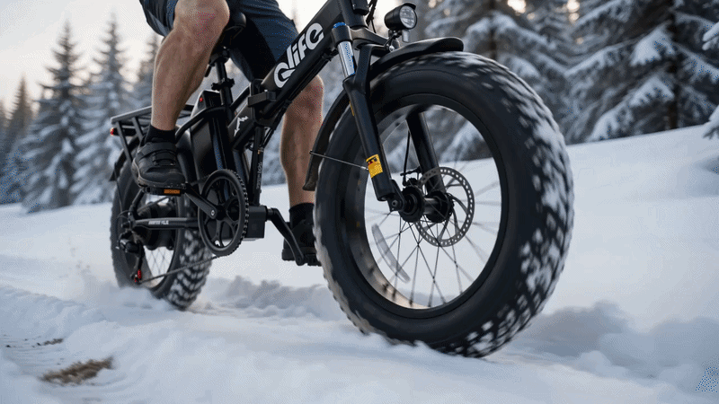 20×4.0 Fat Tires, Built for All-Terrain Stability