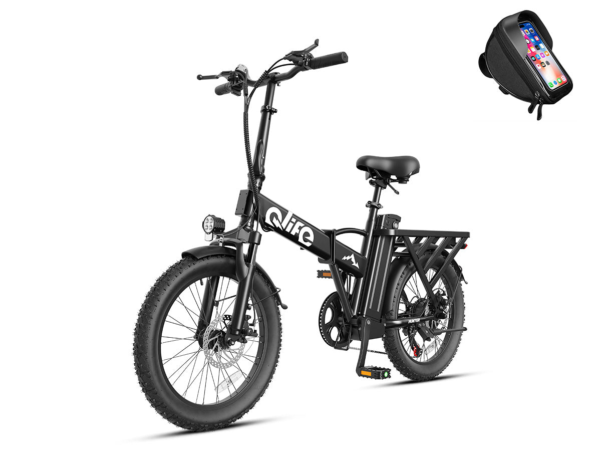 Hunter All-Terrain Folding Electric Bike for Adults