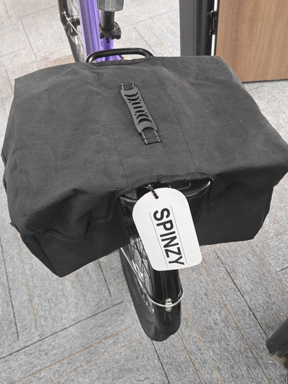 SPINZY Bike Panniers Bag – Large Capacity Saddlebags Adapted for Bicycles, Pannier Bags for Bicycles, Rear Rack Ebike Saddle Bags, Bike Rack Bag, Black