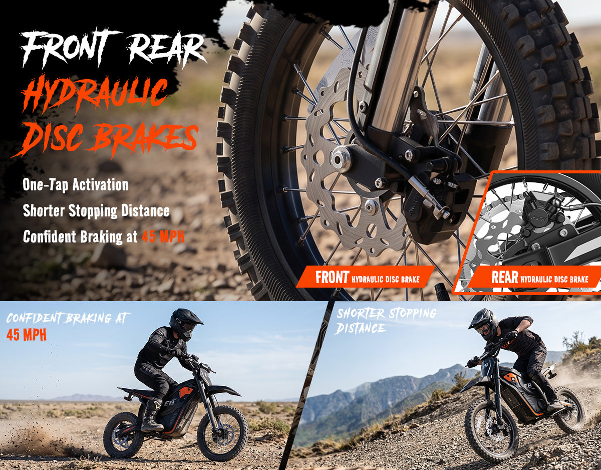 Vela E8 Plus Electric Dirt Bike for Teens & Adults