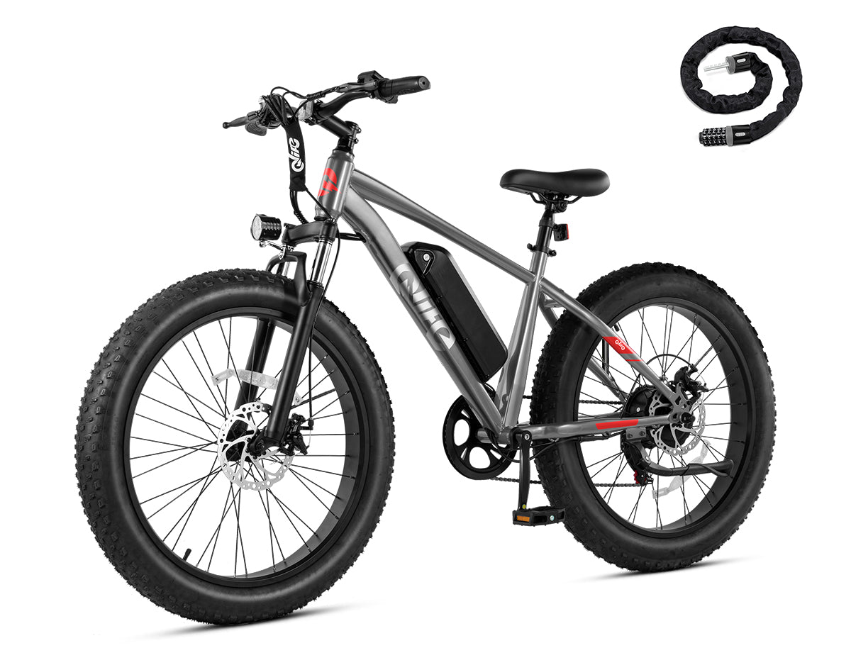 Racer Plus 26x4.0'' Fat Tire Electric Bike For Adults
