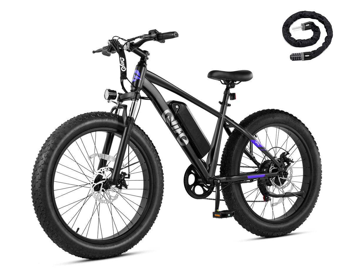 Racer Plus 26x4.0'' Fat Tire Electric Bike For Adults