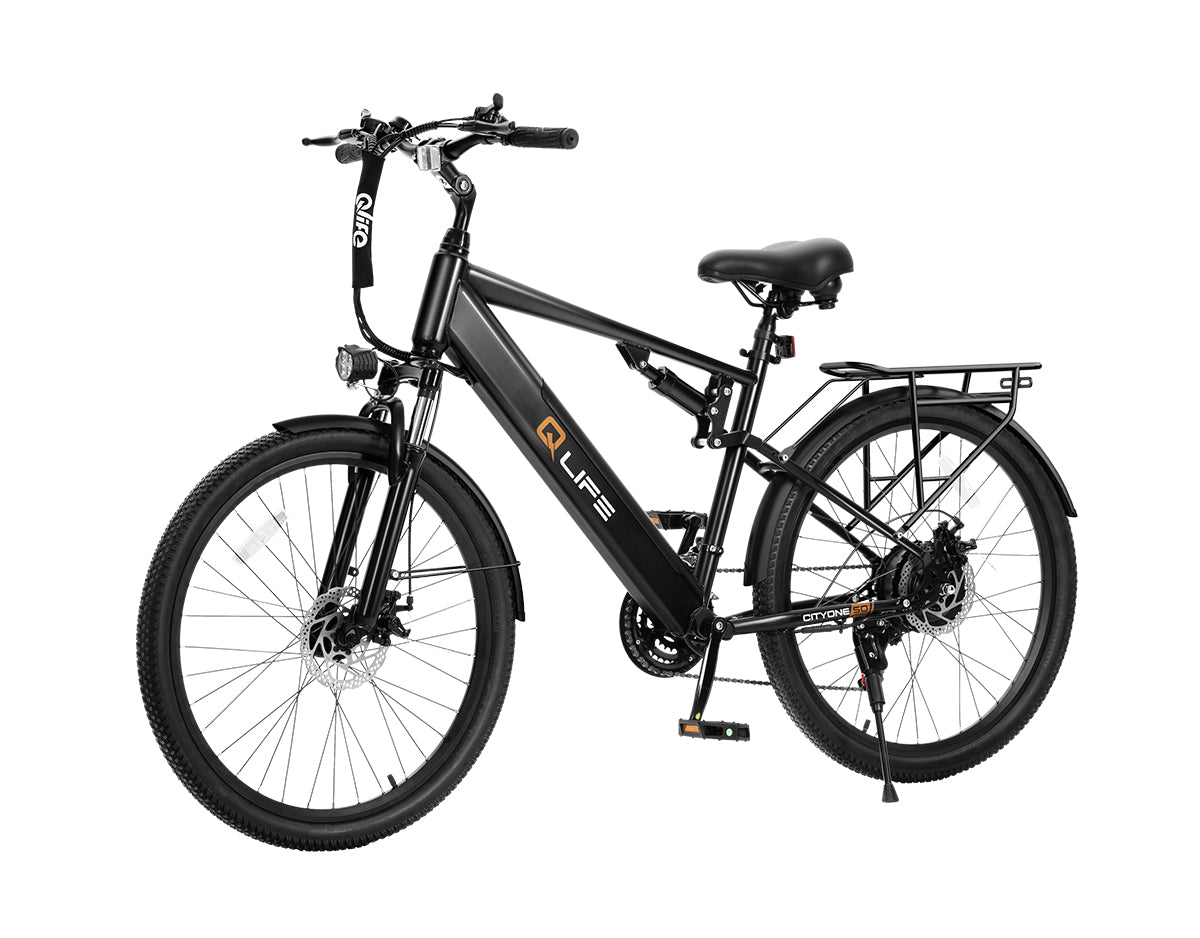 Cityone Step Over Ultra Full Suspension Mountain eBike for Adults