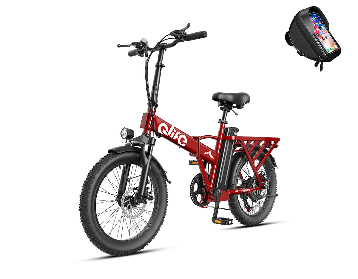 Hunter All-Terrain Folding Electric Bike for Adults
