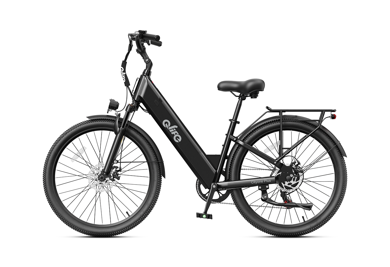 Cityone Plus Step-Thru Electric Commuter Bike, Standard, Black 6