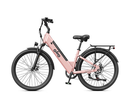 Cityone Plus Step-Thru Electric Commuter Bike, Standard, Pink