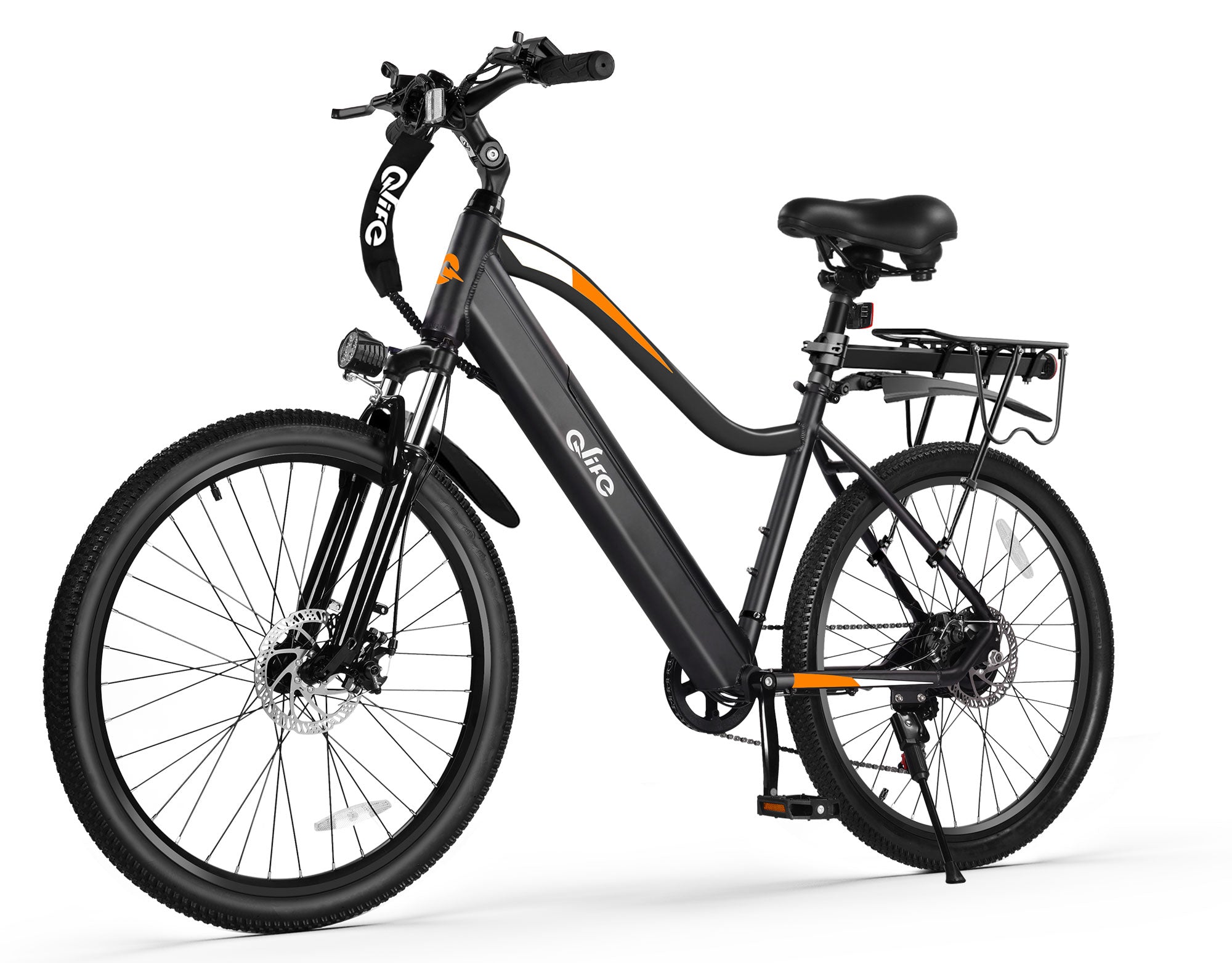 Cityone Step Over 2.0 Electric Mountain Bike, Classic Frame, Black 4