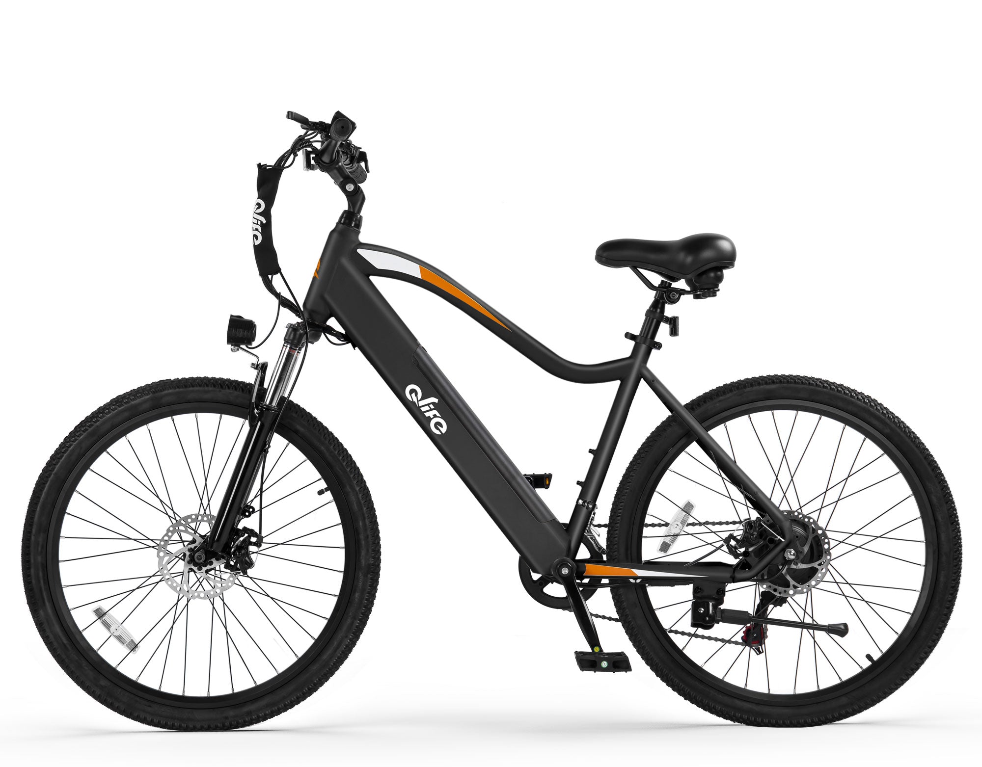 Cityone Step Over 2.0 Electric Mountain Bike, Classic Frame, Black 5