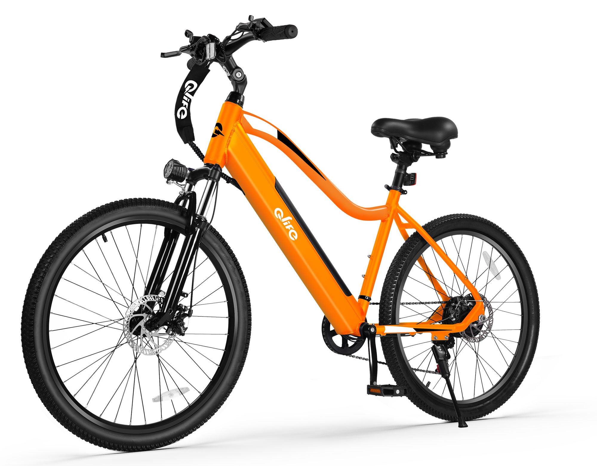 Cityone Step Over 2.0 Electric Mountain Bike, Classic Frame, Orange