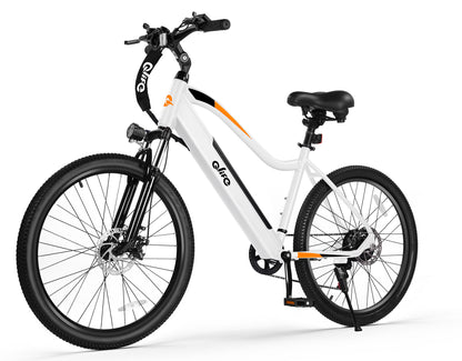 Cityone Step Over 2.0 Electric Mountain Bike, Classic Frame, White 3