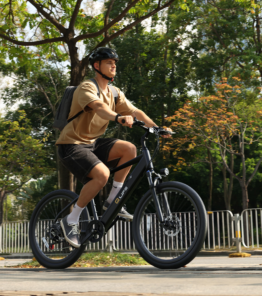 Cityone Step Over 2.0 Electric Mountain Bike, Lifestyle 3