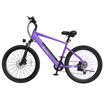 Cityone Step Over 2.0 Electric Mountain Bike, Updated Frame, Purple