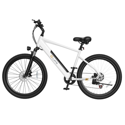 Cityone Step Over 2.0 Electric Mountain Bike, Updated Frame, White