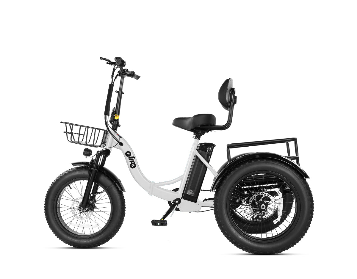 スローライフ Tripper AB & Accublade XTR Triker Plus Folding 3 Wheels Electric Bike