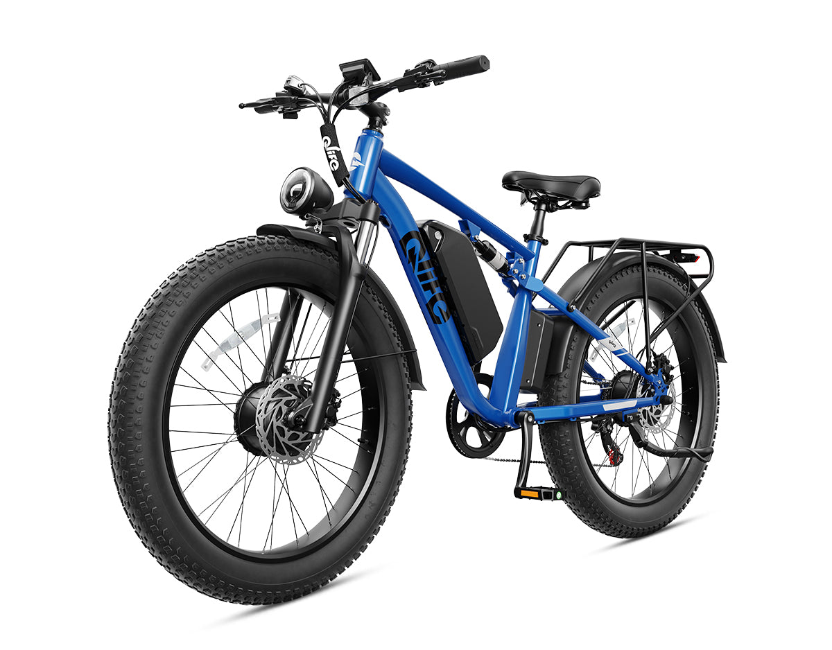Racer Max Dual Motor 26x4.0'' Fat Tire Electric Bike for Adults