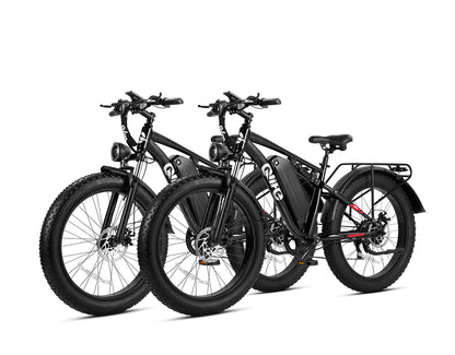 Qlife® Ebike Combo Sale Racer Plus 26x4.0'' Fat Tire 2.0 *2