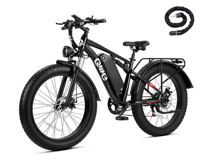 Racer Plus 26x4.0'' Fat Tire 2.0 Electric Bike For Adults