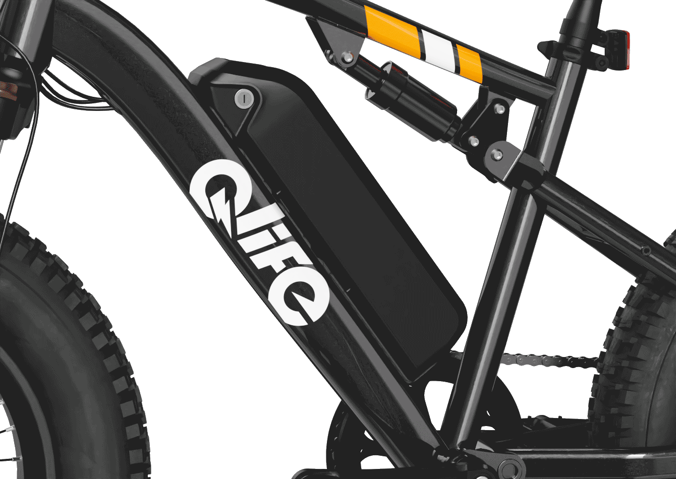 60-Miles Range & UL-Certified 48V/13Ah Battery