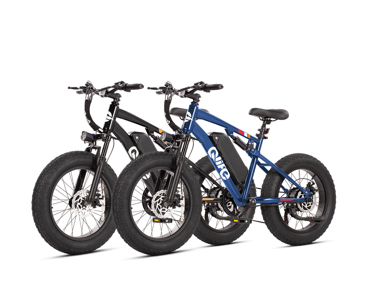 Qlife® Ebike Combo Sale Racer 20x4.0 Fat Tire 2.0*2