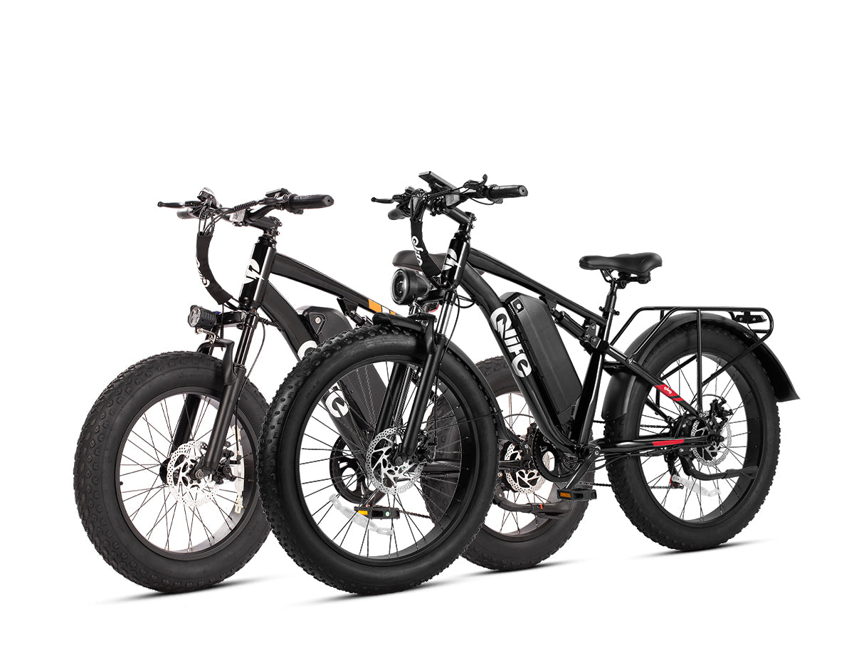 Qlife® Ebike Combo Sale Racer 20x4.0'' Fat Tire 2.0+Racer Plus 26x4.0'' Fat Tire 2.0