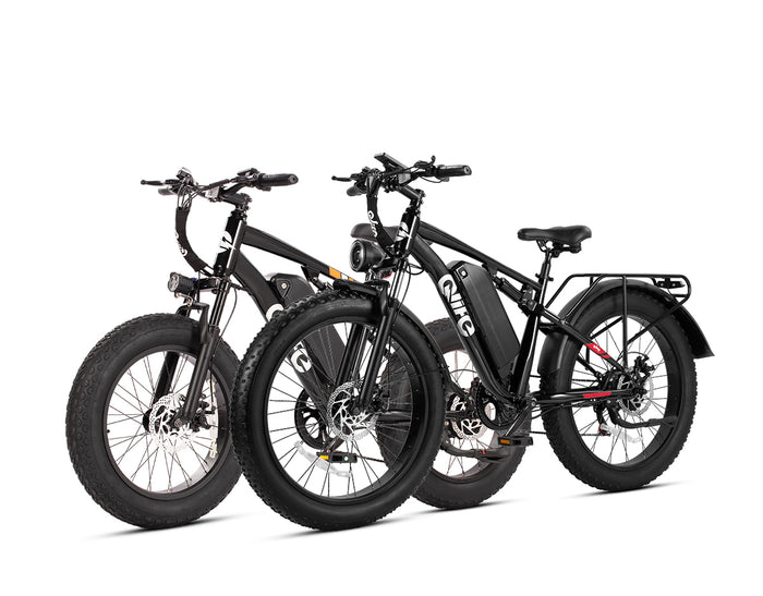Qlife® Ebike Combo Sale Racer 20x4.0'' Fat Tire 2.0+Racer Plus 26x4.0'