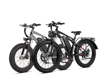 Qlife® Ebike Combo Sale Racer 20x4.0'' Fat Tire 2.0+Racer Plus 26x4.0'' Fat Tire 2.0