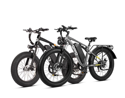 Qlife® Ebike Combo Sale Racer 20x4.0'' Fat Tire 2.0+Racer Plus 26x4.0'' Fat Tire 2.0