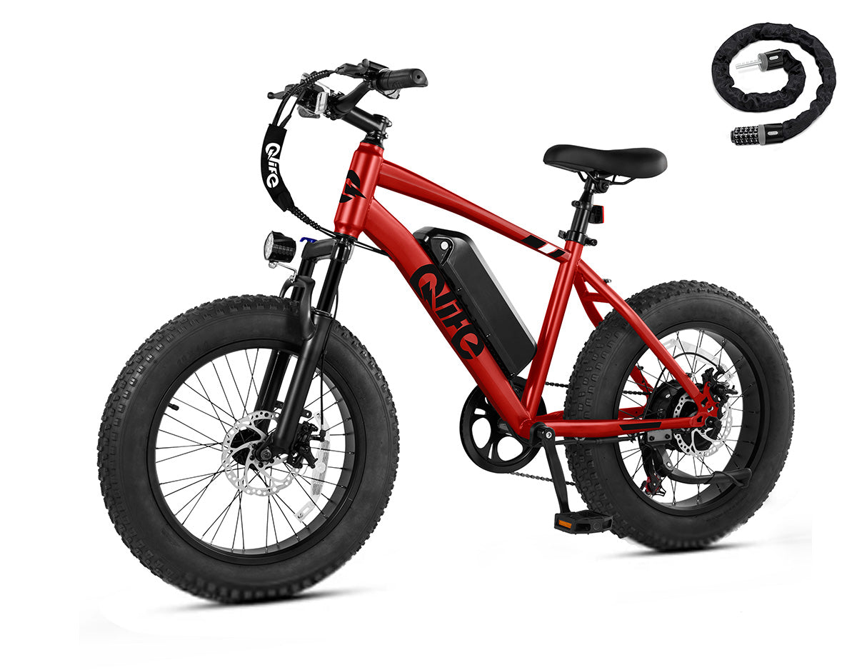 Racer 20x4.0'' Fat Tire Electric Bike For Adults