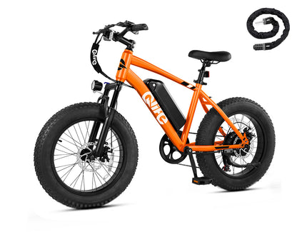 Racer 20x4.0'' Fat Tire Electric Bike For Adults
