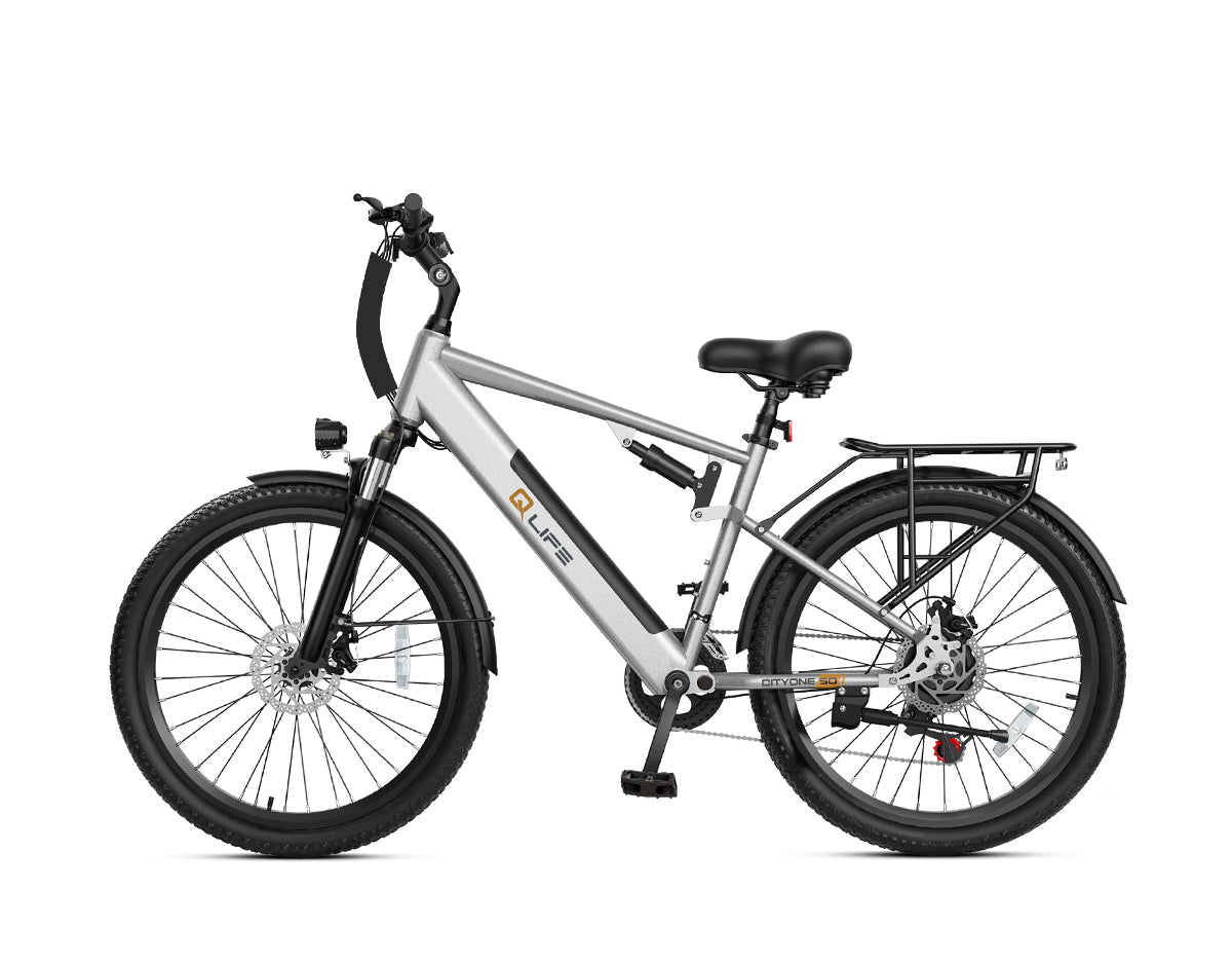 Cityone Step Over Ultra Full Suspension Mountain eBike for Adults