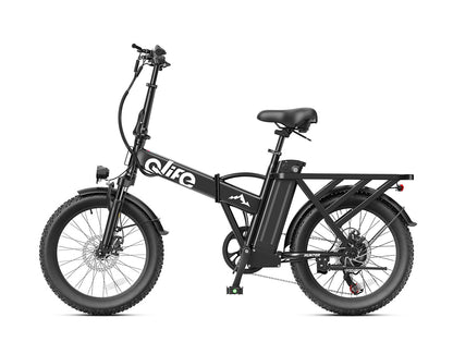 Hunter All-Terrain Folding Electric Bike for Adults, Standard, Black