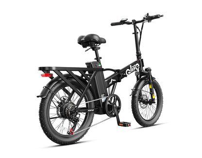 Hunter All-Terrain Folding Electric Bike for Adults, Standard, Black 2