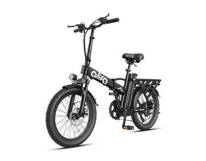 Hunter All-Terrain Folding Electric Bike for Adults, Standard, Black 3