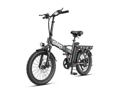 Hunter All-Terrain Folding Electric Bike for Adults, Standard, Grey 3