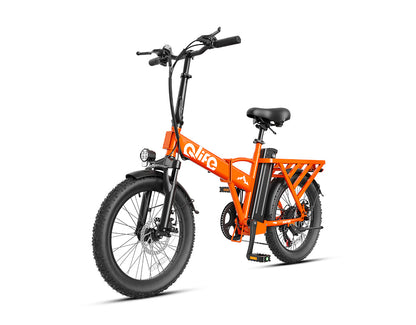 Hunter All-Terrain Folding Electric Bike for Adults, Standard, Orange 2