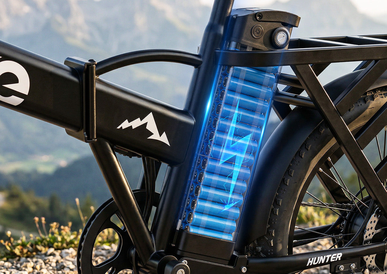 TÜV-Certified Power. No Limits.48V 13.5Ah / 648Wh Removable Battery