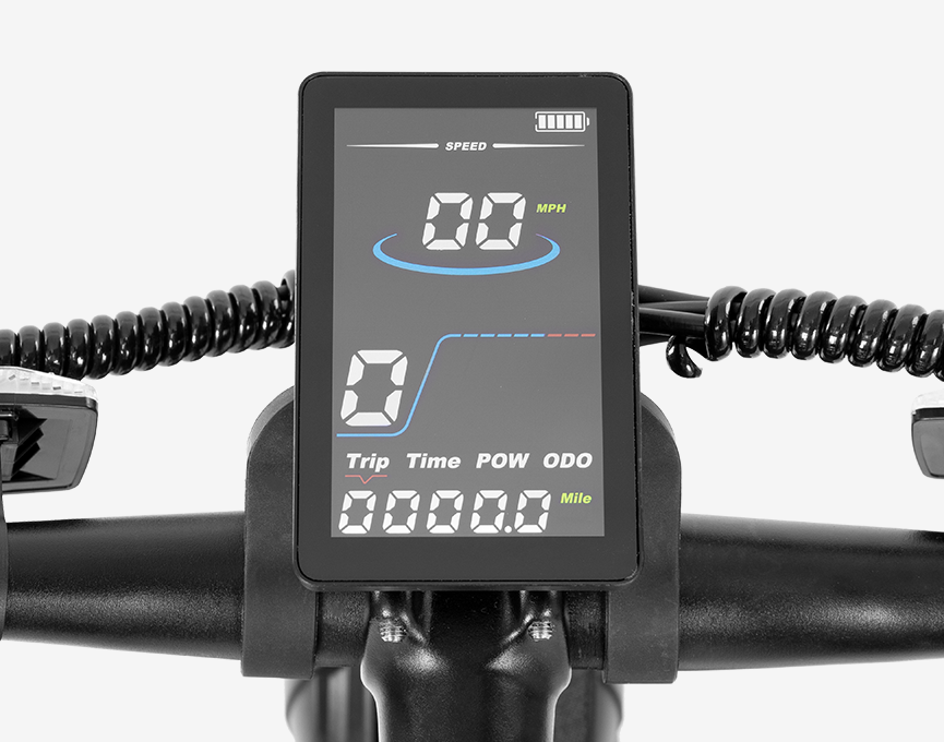 Mid-Mounted Color Display