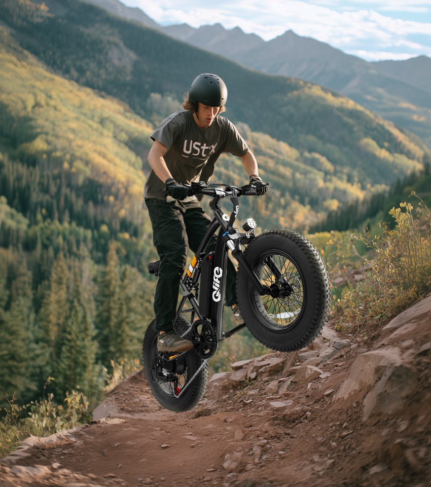 Racer 20x4.0'' Fat Tire 2.0 Electric Bike, Lifestyle 3