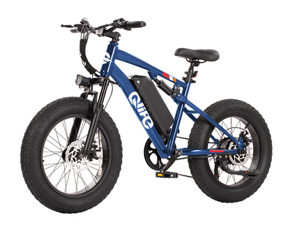 Racer 20x4.0'' Fat Tire 2.0 Electric Bike, Standard, Navy