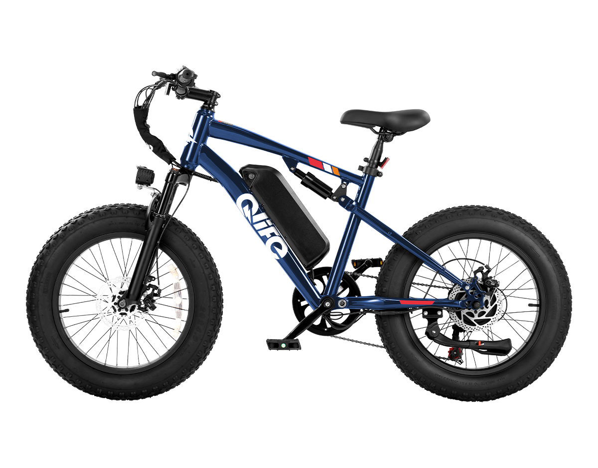 Racer 20x4.0'' Fat Tire 2.0 Electric Bike, Standard, Navy 3