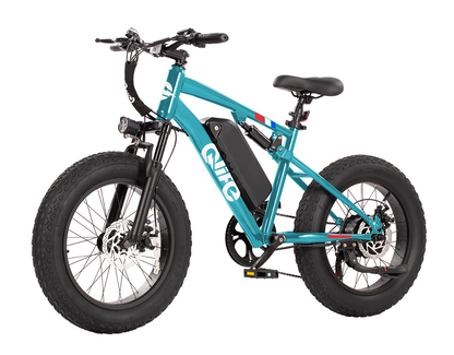 Racer 20x4.0'' Fat Tire 2.0 Electric Bike, Standard, Ocean Teal