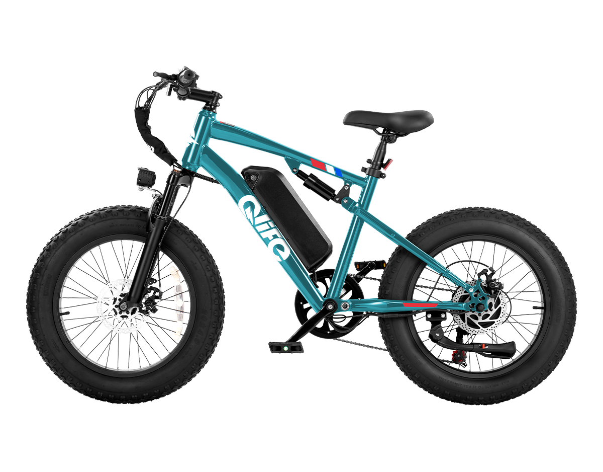 Racer 20x4.0'' Fat Tire 2.0 Electric Bike, Standard, Ocean Teal 2