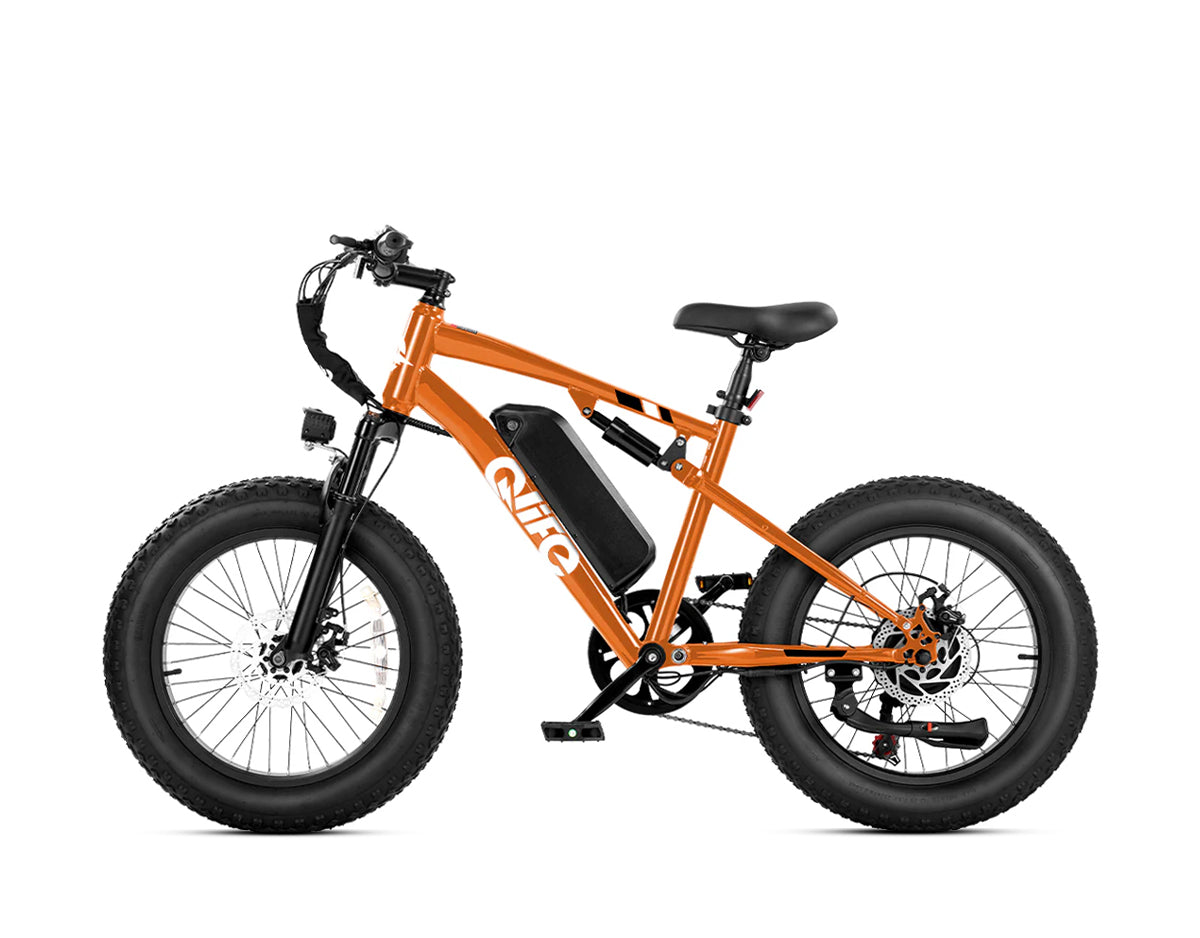 Racer 20x4.0'' Fat Tire 2.0 Electric Bike, Standard, Orange 4